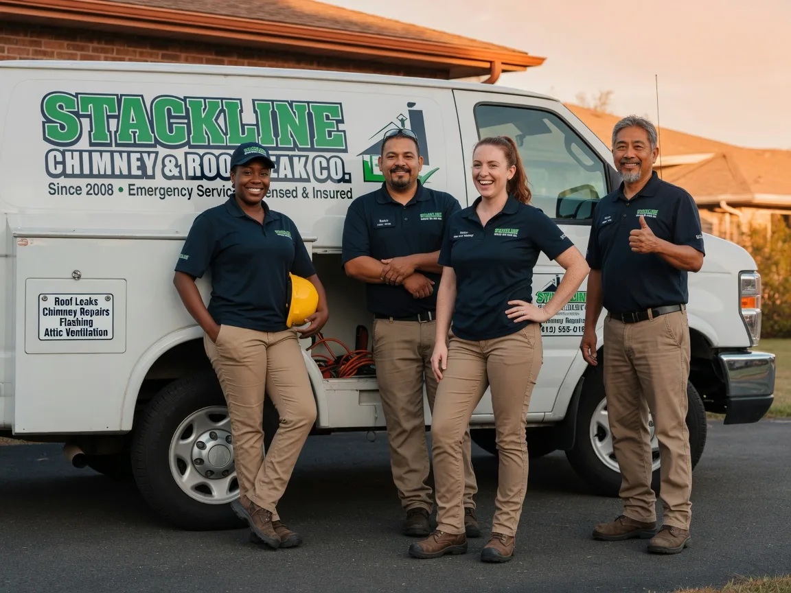 Chimney flashing repair company in Crescent, OR